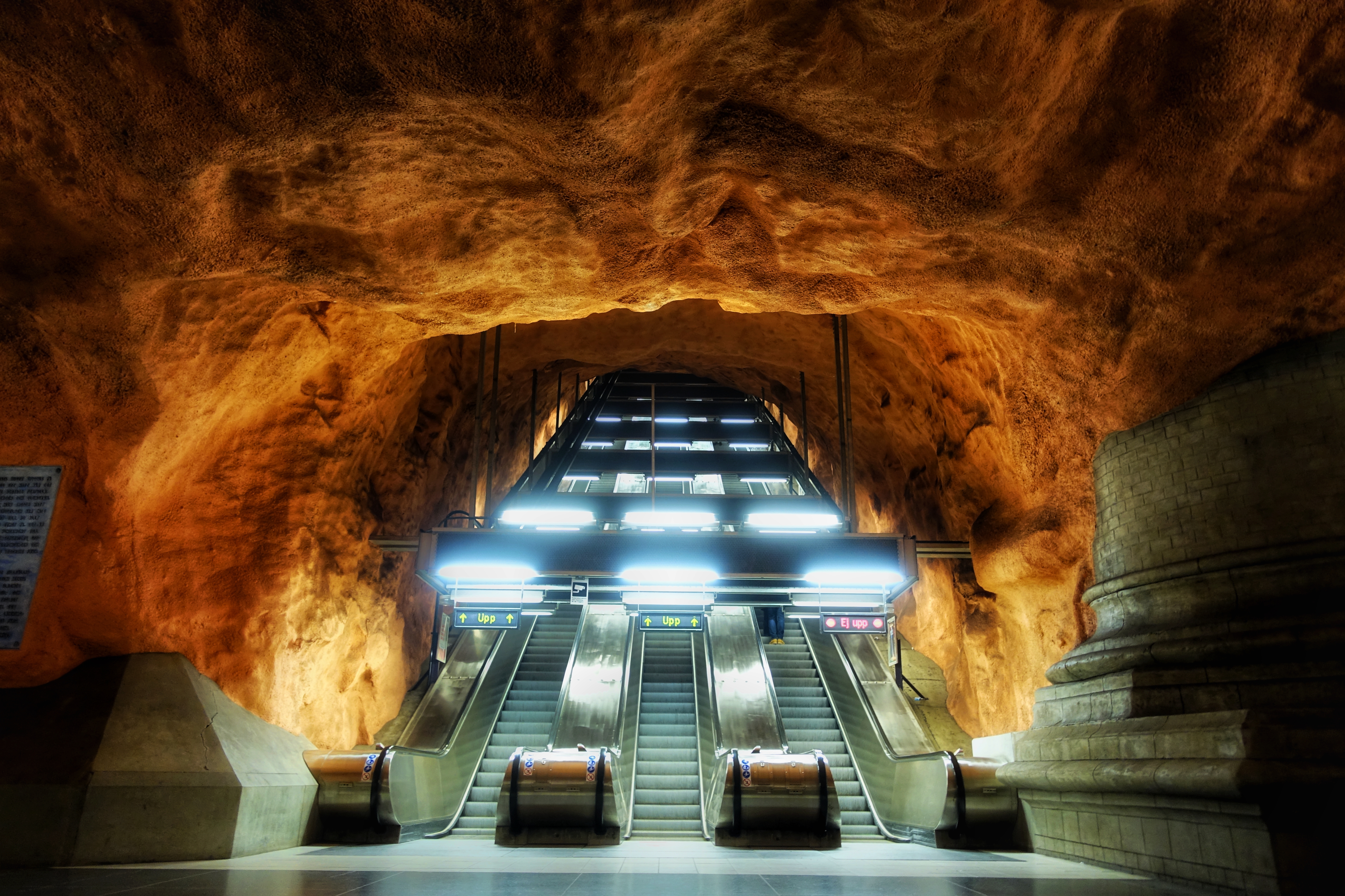 Underground station in Scandinavia