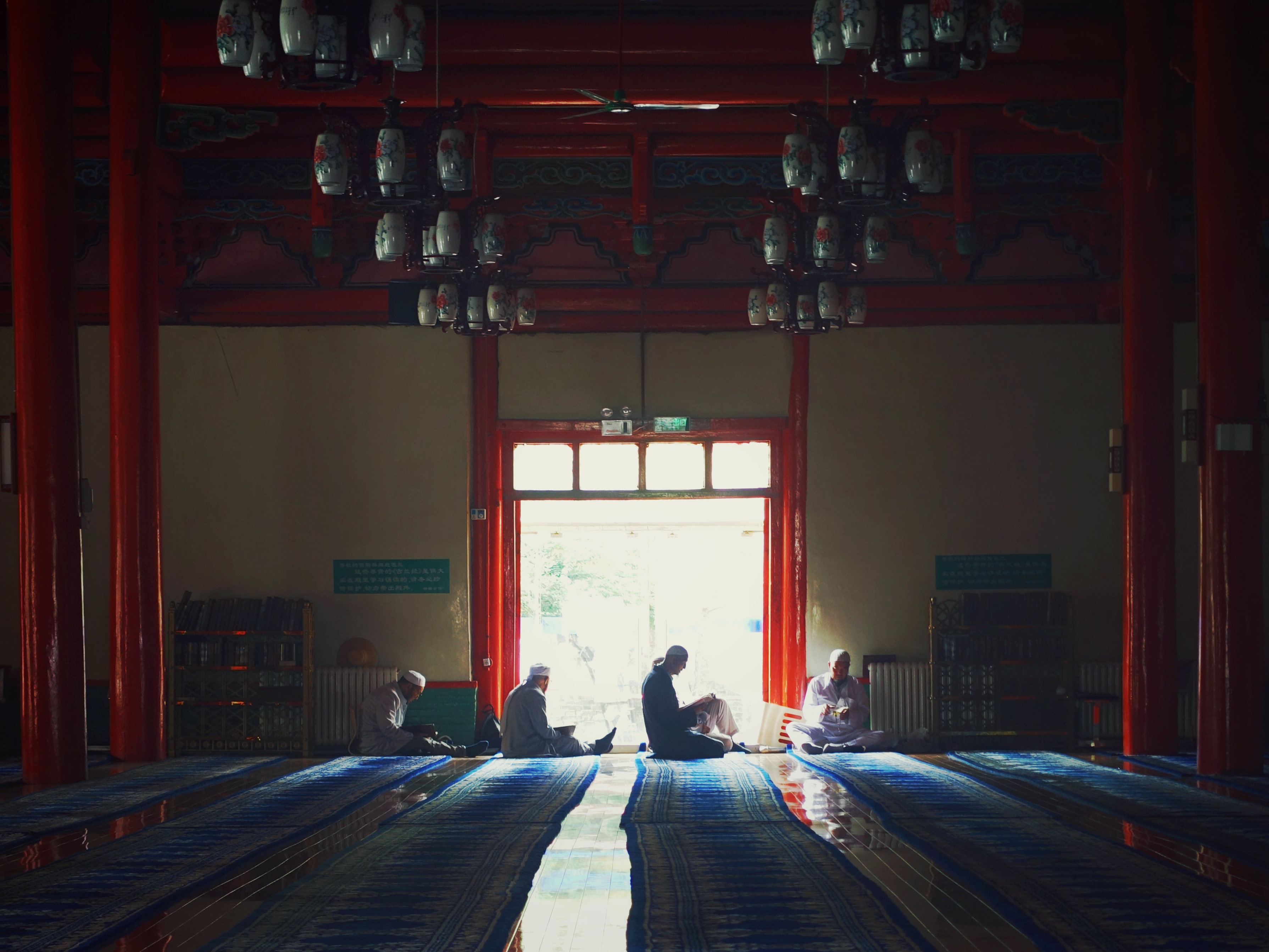 Sunlight through a doorway in Xining